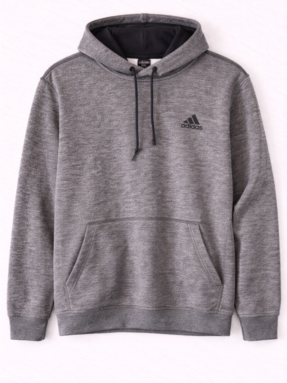 Adidas Hoodie Gray Pullover Athletic Sweatshirt Men’s Size M